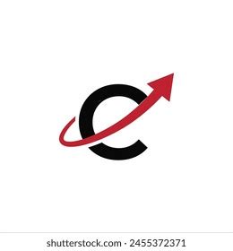 Letter C Arrow Logo Stock Vector Royalty Free Shutterstock