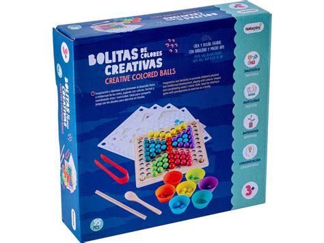 Bolitas De Colores Creativas De Madera Juguetilandia