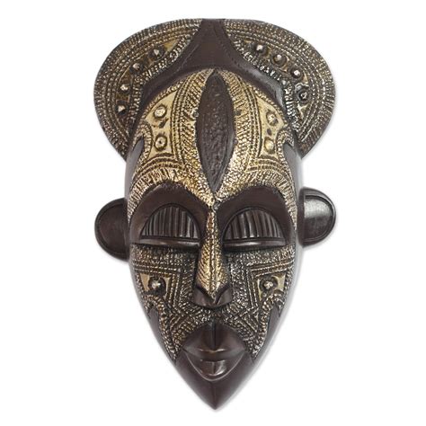 African Wood Mask Inspired By Queen Asantewaa From Ghana Eye Of