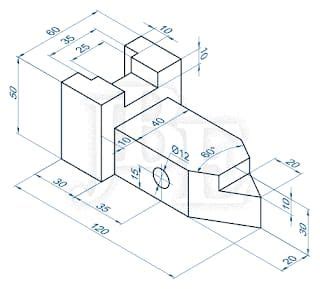 Pin by A on Черчение Isometric drawing Isometric drawing exercises