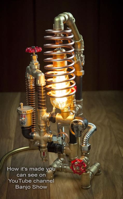 Pin On Steampunk Diy Industrial Pipe Lamp Steampunk Lamp Lamp