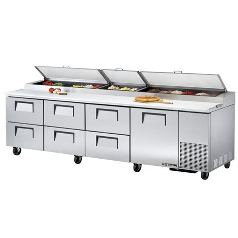 True Tpp 119d 6 119 Refrigerated Pizza Prep Table With One Door And