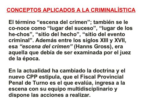 Metodologia De InvestigaciÓn Del Delito Y La Escena Del Crimen