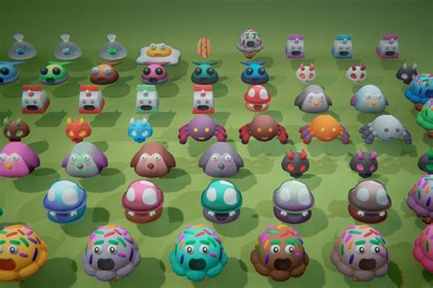 Creature Companions 72 Variations 3D Creatures Unity Asset Store