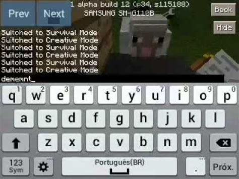 Mcpe Mod Comandos Para Mcpe X Youtube