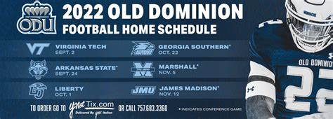 Old Dominion Football Schedule 2024 Monthly Calendar 2024