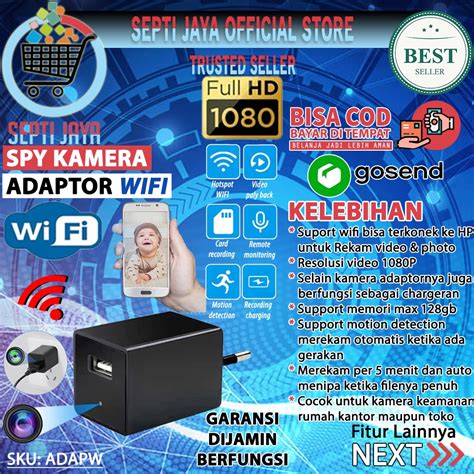 Jual Camera Spy Adaptor Z99 WIFI Spy Cam Chargeran Kamera Pengintai