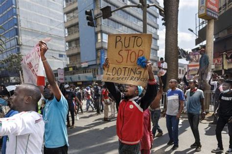 Part Of Kenyas Parliament Is On Fire Amid Large Protests