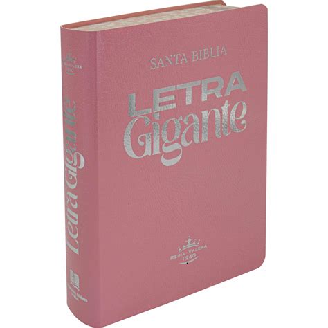 Biblia Rvr Letra Gigante Puntos Concordancia Covertex Rosado