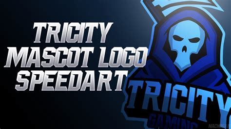 Speedart Tricity Gaming Mascot Logo Youtube