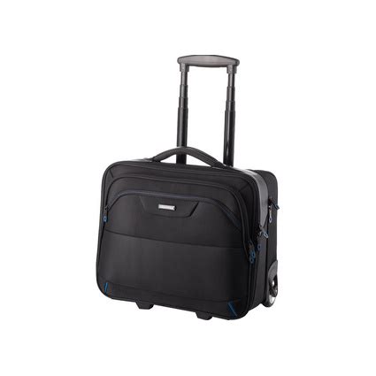 LiGHTPAK Business Notebook Trolley BRAVO Nylon Schwarz 46101 Bei