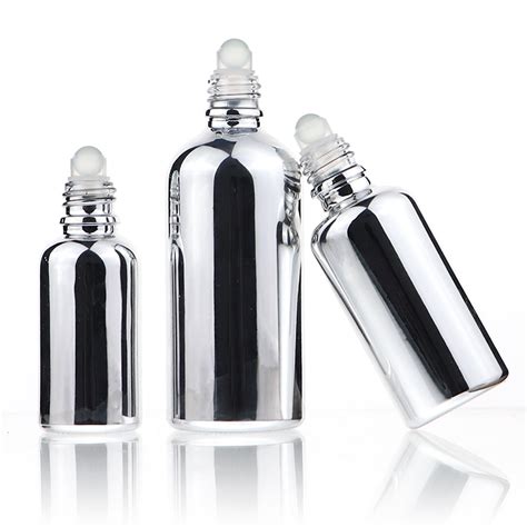 Factory Customized Silver Plating Glass Dropper 5ml 10ml 15ml 20ml 30ml