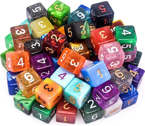 Siquk 70 Pezzi Set Di Dadi Poliedrici Dadi Dadi 6 Facce Dadi Da Gioco Dadi Dandd Dadi Per Dnd Rpg