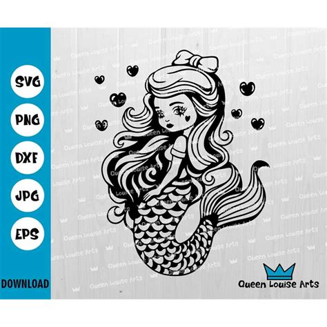 Mermaid Svgcute Mermaid Svgtumbler Mermaid Svgshellsarie Inspire