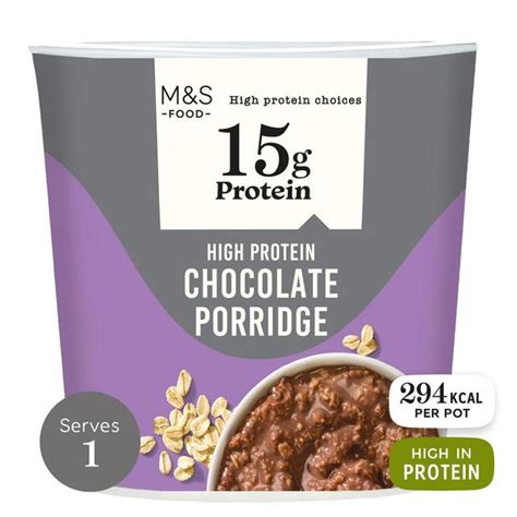 Mands High Protein Chocolate Porridge Ocado