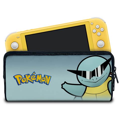 Case Nintendo Switch Lite Bolsa Estojo Pok Mon Squirtle Pop Arte Skins