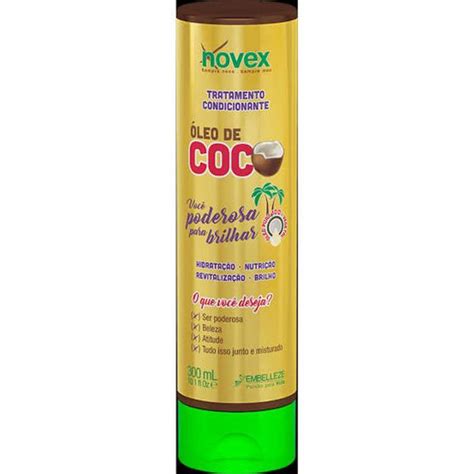 Novex Óleo De Coco Condicionador Embelleze 300ml Condicionador Magazine Luiza