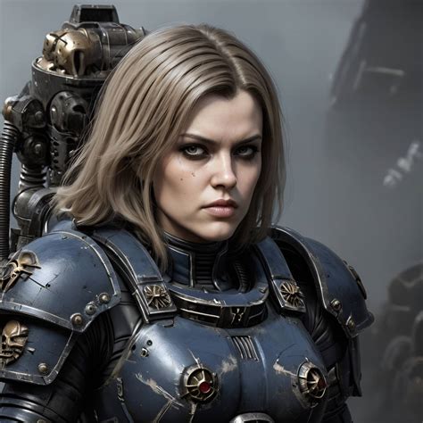 Female Space Marine Warhammer 40k By Dralles On Deviantart