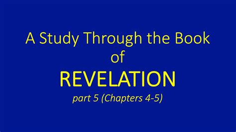 Revelation – Part 5 – CEIC