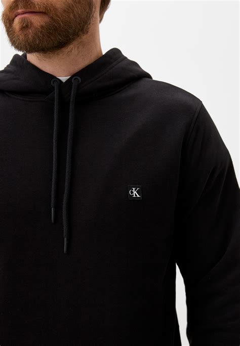Мужские худи Calvin Klein Jeans J30J325149 цвет черный купить за 8250 руб.