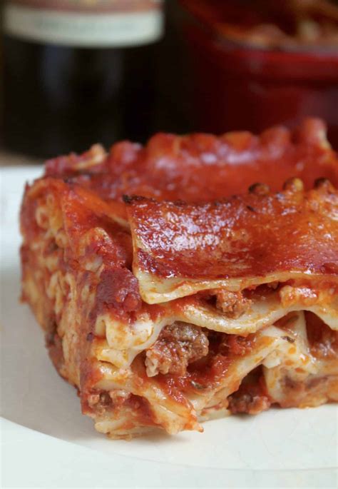 Lasagna (Traditional Italian Recipe) Easy Step by Step Directions ...