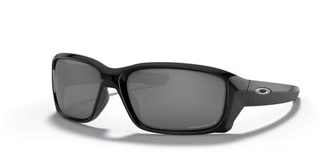 Straightlink™ Prizm Black Polarized Lenses Polished Black Frame Sunglasses Oakley® Us