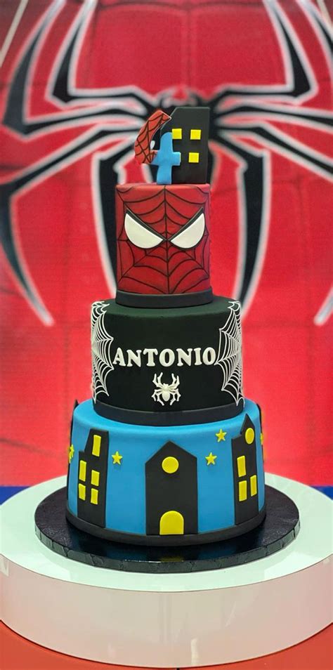 20spiderman Birthday Cake Ideas Cake For 4th Celebration