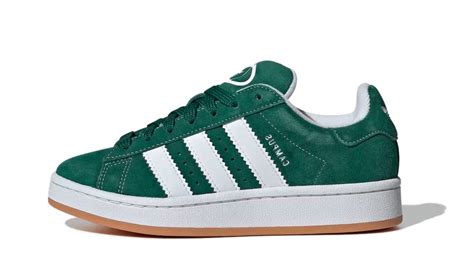 Adidas Campus 00s Dark Green Cloud White Gs Ih7492 Woovin