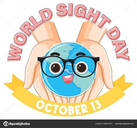 World Sight Day Poster Template Illustration Stock Vector by ...