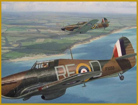 Hawker Hurricane Painting