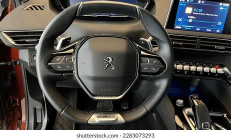 Peugeot208 2023 2024 Gtline E208 Cockpit Stock Photo 2302378997 ...