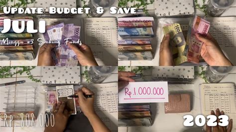 Update Budget Save Juli Minggu 3 Sinking Funds 2023 YouTube