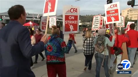 Cal State University Faculty Set To Strike Over Better Pay Beginning Monday Abc7 Los Angeles