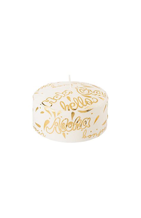 Интерьерная свеча Greetings Gold (350g) PERNICI мужского купить в ...