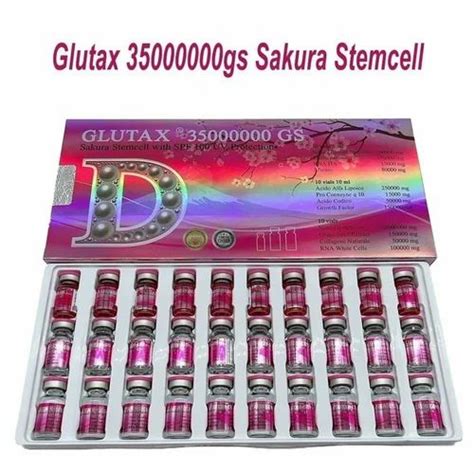 Glutax Gs Sakura Stemcell Glutathione Injection For Skin