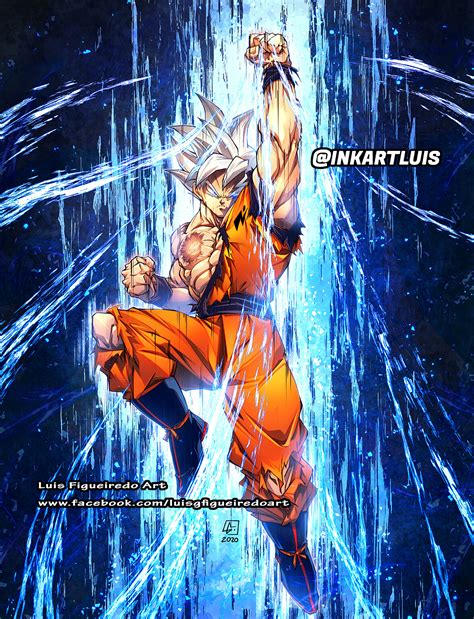 Artstation Goku Mastered Ultra Instinct Dragon Fist