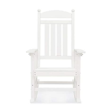 Lue Bona Oscar White Hdps Recycled Plastic Weather Resistant Adirondack