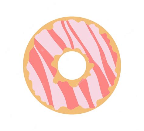 Premium Vector | Donut with sprinkles