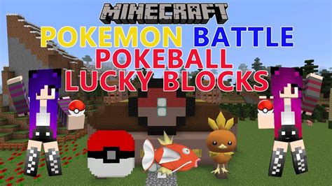 Minecraft Pokemon Pokeball Lucky Block Battle Pixelmon Mod Pokemon