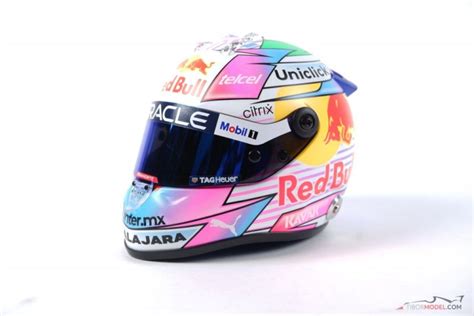 Helmet Sergio Perez Miami Red Bull Schuberth Tibormodel