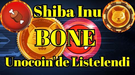 Kripto Sesli Haber Shiba Inu Nun BONE U Unocoin De Listelendi YouTube