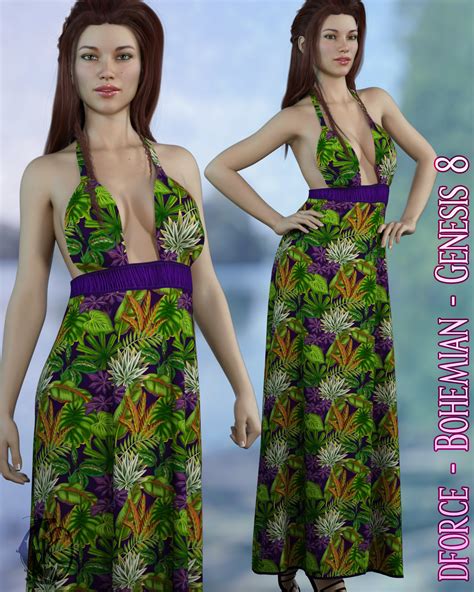 Dforce Bohemian Genesis 8 3d Figure Assets Kaleya