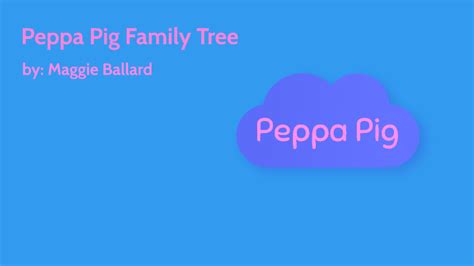 Peppa Pig Family Tree by MAGGIE BALLARD on Prezi