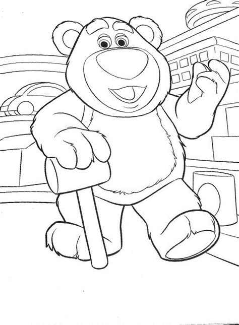 Lotso Toy Story Coloring Page