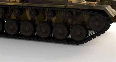 M Patton Tank D Model Cgtrader