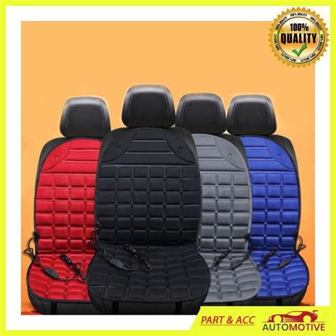 Jual 12V Electric Heating Car Seat Cover Bantal Penghangat Kursi Jok