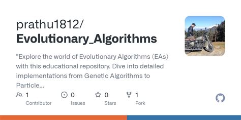 Github Prathu1812 Evolutionary Algorithms Explore The World Of