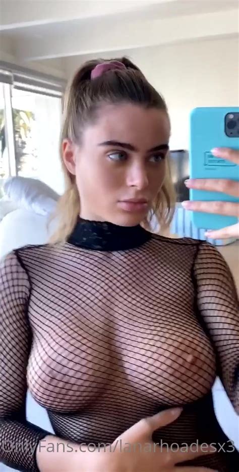 Watch Free Lana Rhoades Boobs See Through Fishnet Lingerie Onlyfans