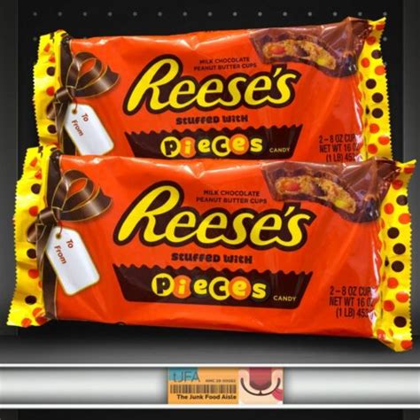 1 Lb Reeses Stuffed With Pieces The Junk Food Aisle