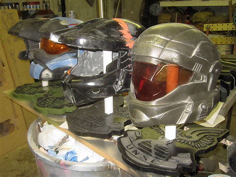 Unsc Helmet Stand Lineup Shawn Thorsson Flickr